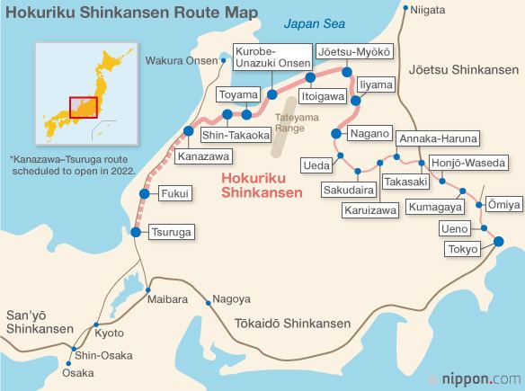 Hokuriku Shinkansen Hokuriku Shinkansen Guide Routes Trains Seating and Fares