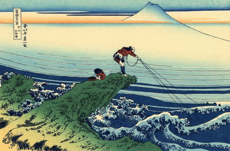 Hokusai Kajikazawa in Kai Province Katsushika Hokusai WikiArtorg
