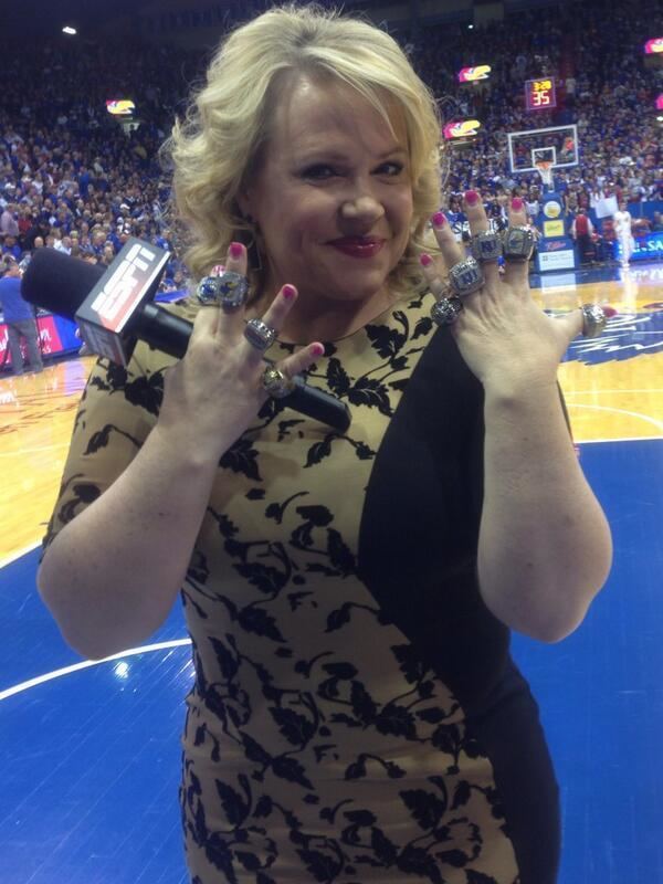 Holly Rowe Jim Marchiony on Twitter quotESPN39s Holly Rowe in Allen