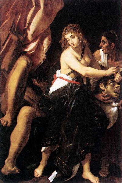 Holofernes JUDITH in the BIBLE famous paintings of the murder of Holofernes