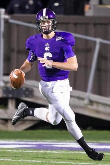 Holy Cross Crusaders football Freshman Peter Pujals has piloted Holy Cross back into contention