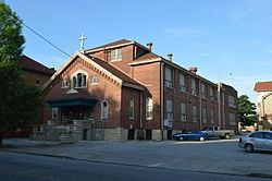 Holy Name Church Rectory, Convent and School httpsuploadwikimediaorgwikipediacommonsthu