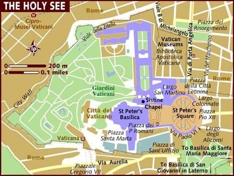 Holy See Map of Holy See