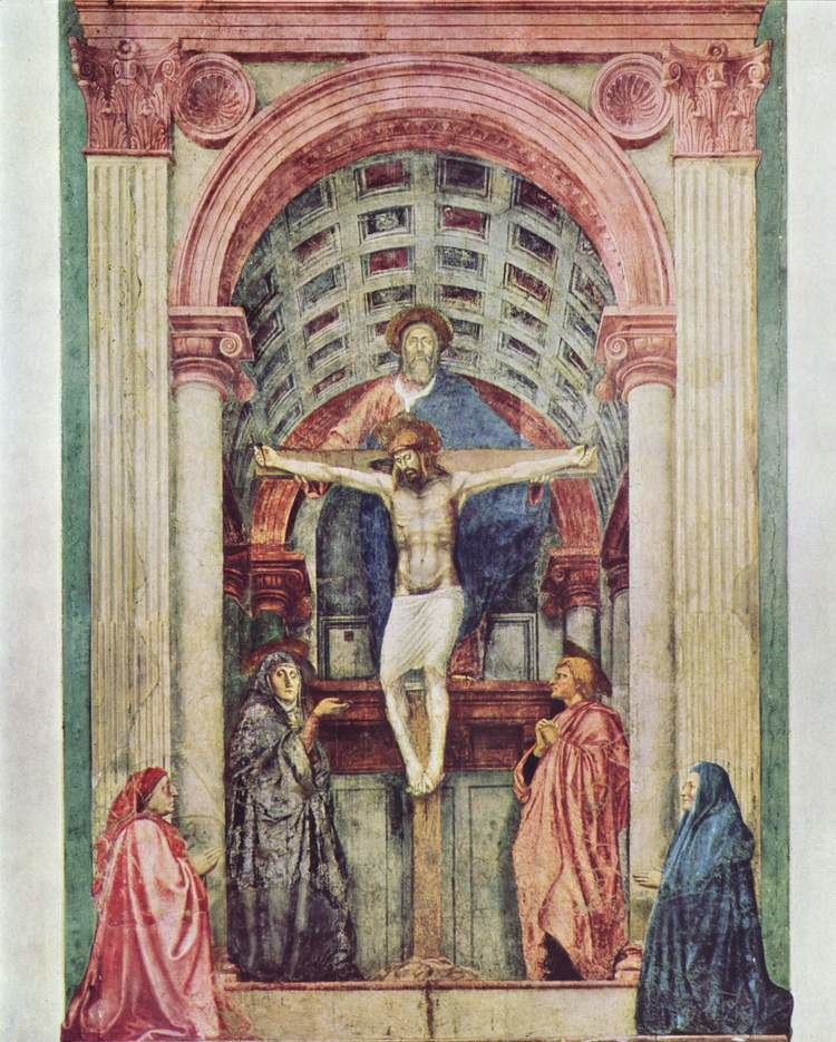 Holy Trinity (Masaccio) Thematic Perception and Linear Perspective in Masaccio39s 39Holy