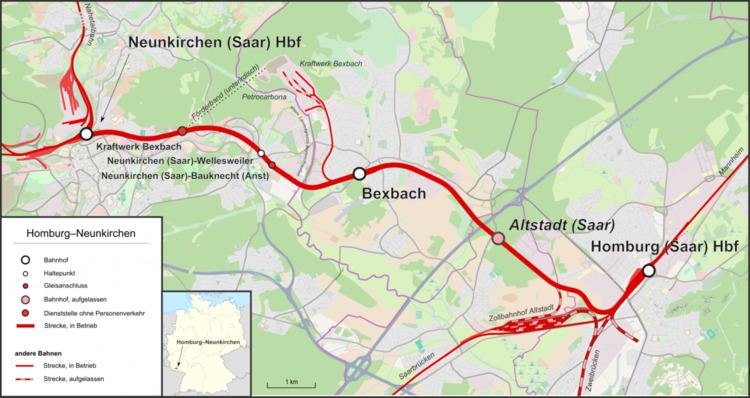 Homburg–Neunkirchen railway
