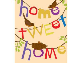 Home Tweet Home Home tweet home Etsy