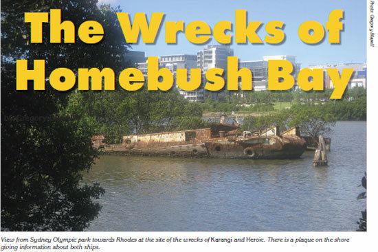Homebush Bay The Wrecks of Homebush Bay