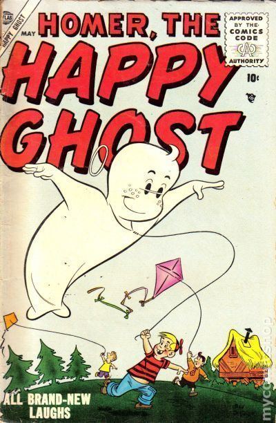 Homer the Happy Ghost Homer the Happy Ghost 1955 Atlas comic books