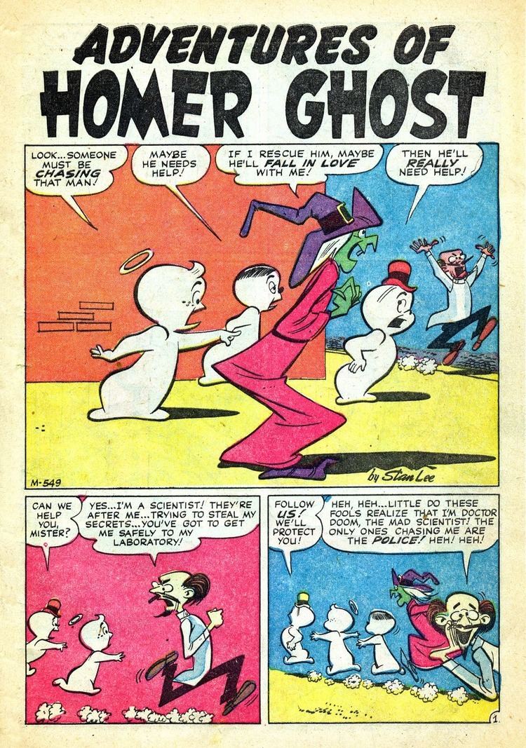 Homer the Happy Ghost FourColor Shadows Homer GhostStan LeeTony DePreta1957