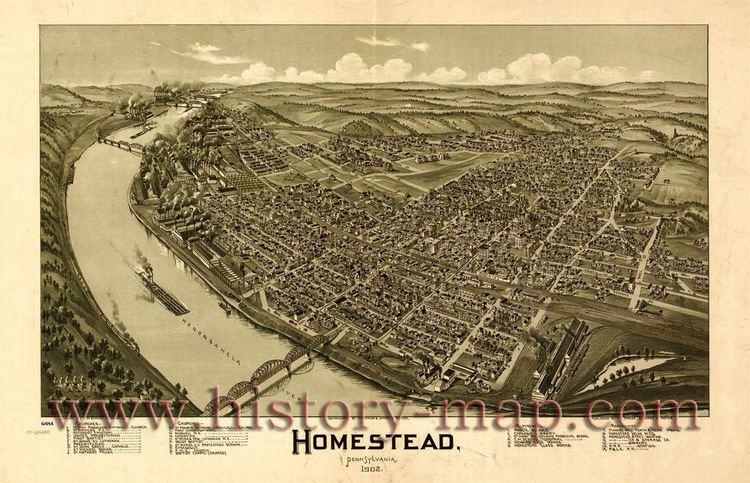 Homestead, Pennsylvania wwwhistorymapcompicture002picturesPennsylva