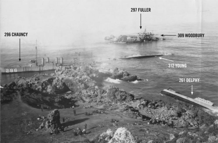Honda Point disaster Photos Largest peacetime US Navy loss history Honda Point