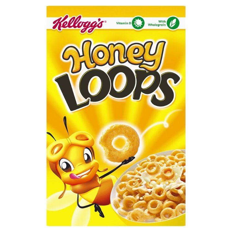 Honey Loops Kellogg39s Honey Loops 335g Kids Cereal Cereal Food Cupboard