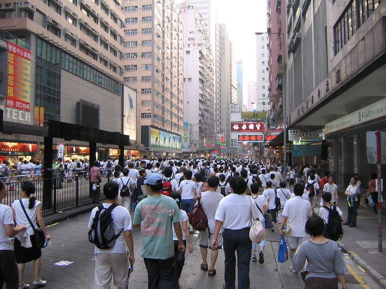 Hong Kong 1 July marches