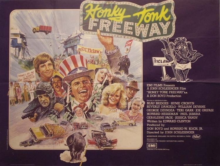Honky Tonk Freeway Honky Tonk Freeway Poster UK Quad 1981 Brian Bysouth
