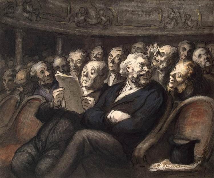 Honoré Daumier Daumier Honor Fine Arts 19th c The Red List