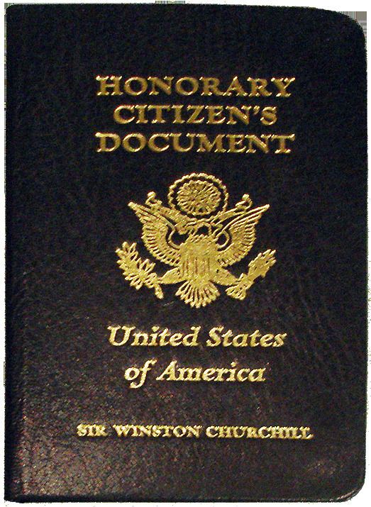 Honorary citizen of the United States
