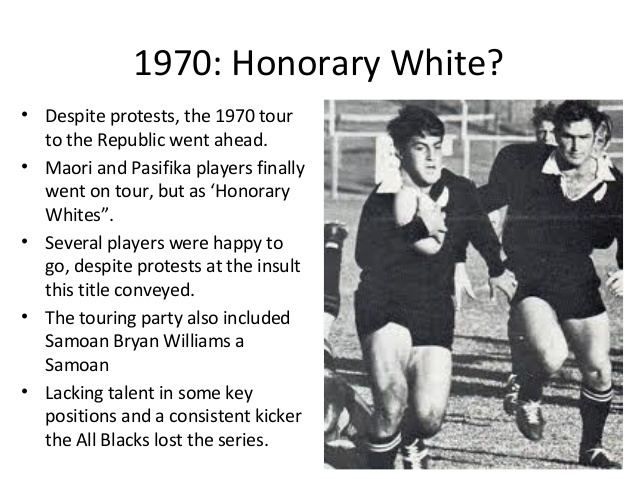 Honorary whites Sport and Politics 2013