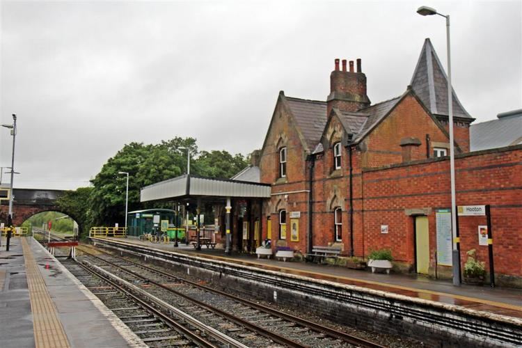 Hooton railway station