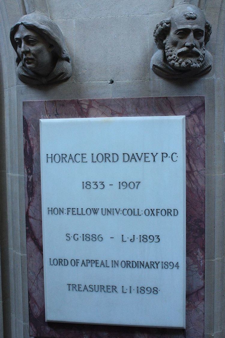 Horace Davey, Baron Davey