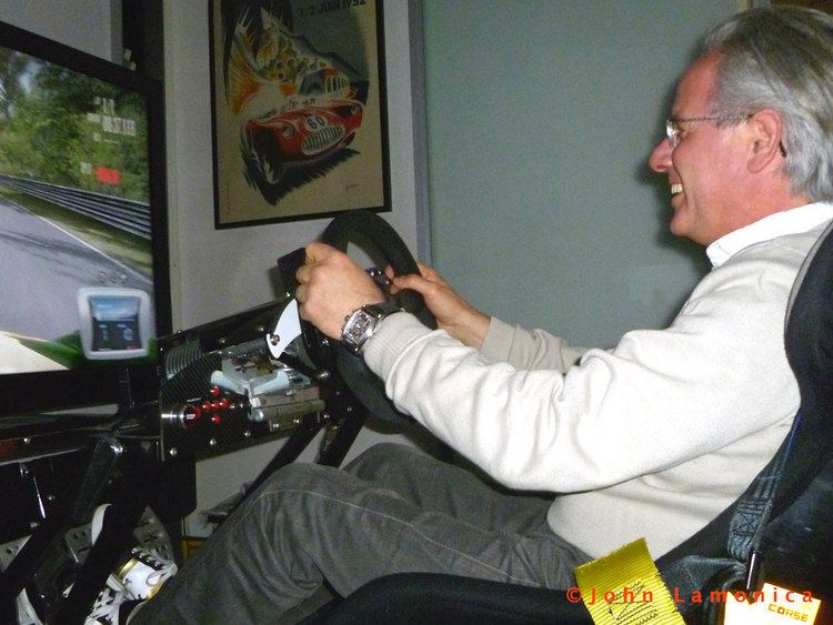 Horacio Pagani (auto executive) Horacio Pagani Drives the Zonda in a CXC Racing Simulator