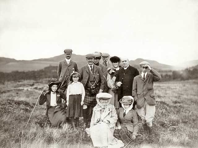 Horatio Ross PSS Members Horatio Ross Group Photograph in the Scottish Highlands