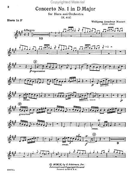 Horn Concertos (Mozart) Mozart Four Horn Concertos amp Concert Rondo Horn amp Piano Taylors