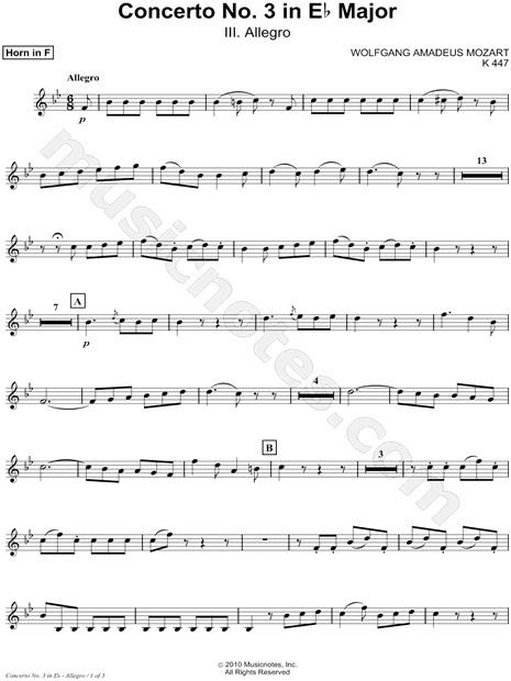 Horn Concertos (Mozart) wwwmusicnotescomimagesproductimageslargemtd