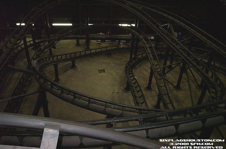 Hornet (roller coaster) Mayan Mindbender at Six Flags Astroworld CoasterBuzz