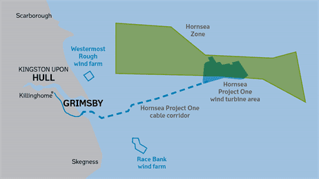 Hornsea Wind Farm World39s largest offshore windfarm in Yorkshire approved by UK