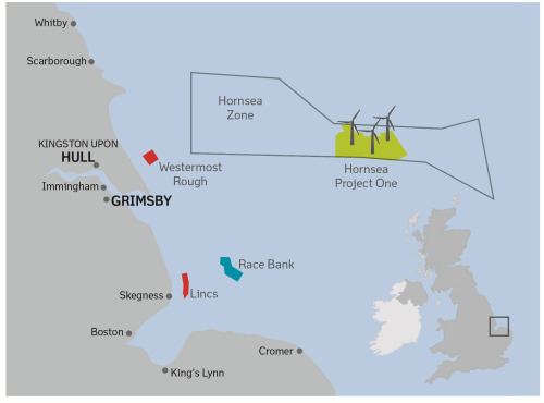 Hornsea Wind Farm DONG Energy to build new record size offshore wind farm Renewable