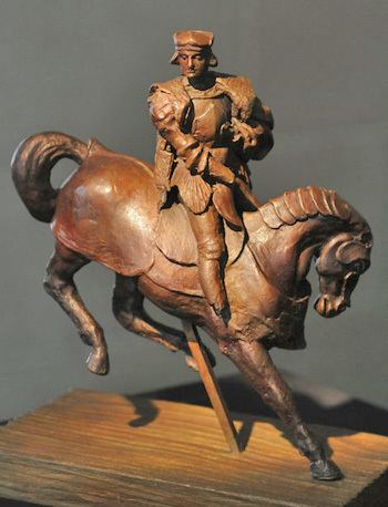 Horse and Rider (Leonardo da Vinci) Da Vinci horse sculpture brought to life in bronze News