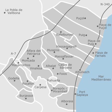 Horta Nord Mapa de L39Horta Nord Valncia idealista