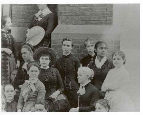 Hortense Parker Hortense Parker and Members of her Class 1883