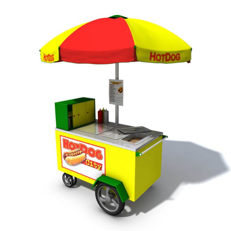Hot dog cart hot dog cart