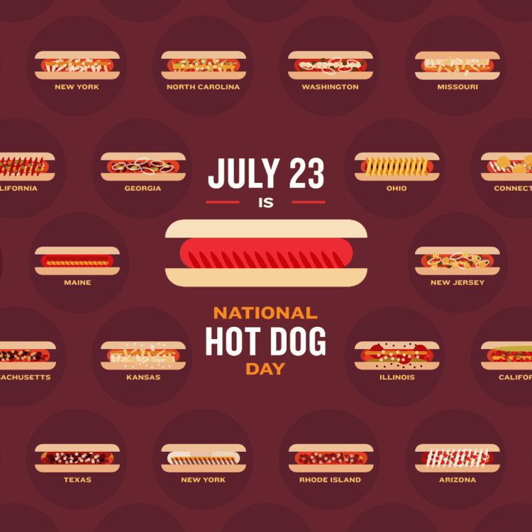 Hot Dog days National Hot Dog Day Is A Great Day To Promote Beef