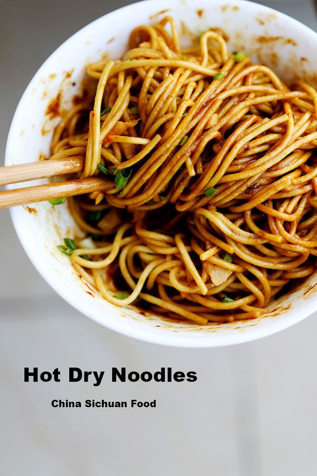 Hot and Dry Noodles - Wuhan Noodles - China Sichuan Food