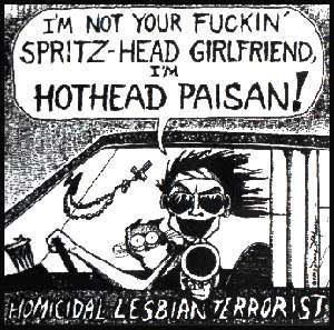 Hothead Paisan Diane DiMassa from her long running ten years comic Hothead