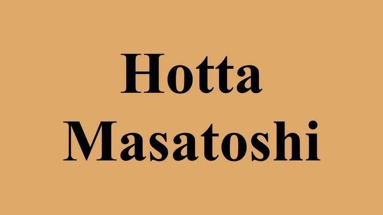 Hotta Masatoshi Hotta Masatoshi YouTube