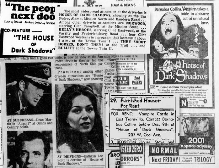 House of Dark Shadows The Collinsport Historical Society What a minute when did HOUSE