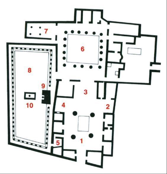 House of the Silver Wedding house of the silver wedding pompeii I c BC I c AD plan 2