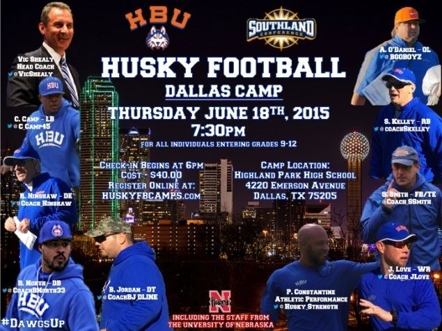 Houston Baptist Huskies football Houston Baptist Huskies To Host Football Camps yesiballcom