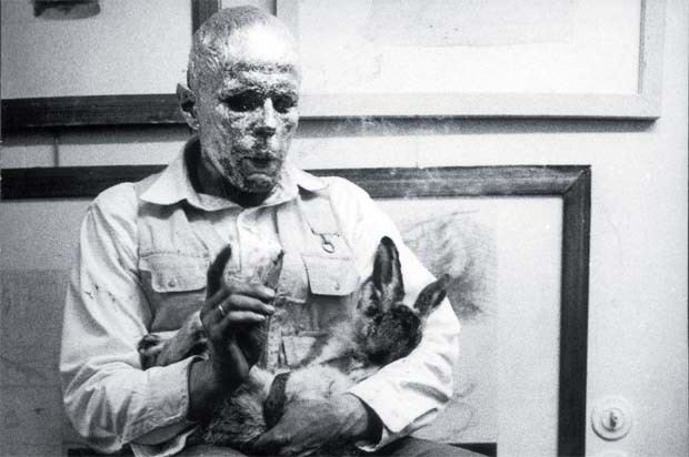 How to Explain Pictures to a Dead Hare Why Joseph Beuys and his dead hare live on Art Agenda Phaidon