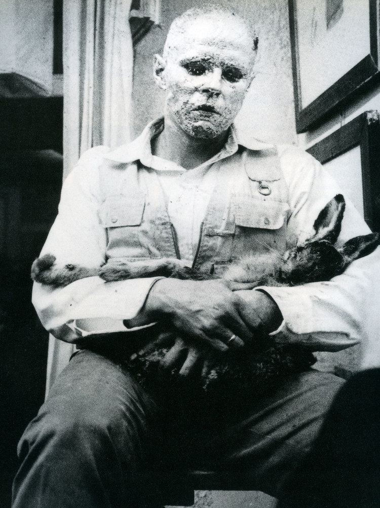 How to Explain Pictures to a Dead Hare Why Joseph Beuys and his dead hare live on Art Agenda Phaidon