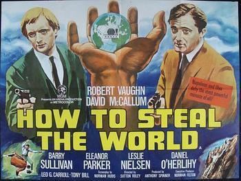 How to Steal the World ORIGINAL QUAD POSTER FOR HOW TO STEAL THE WORLD
