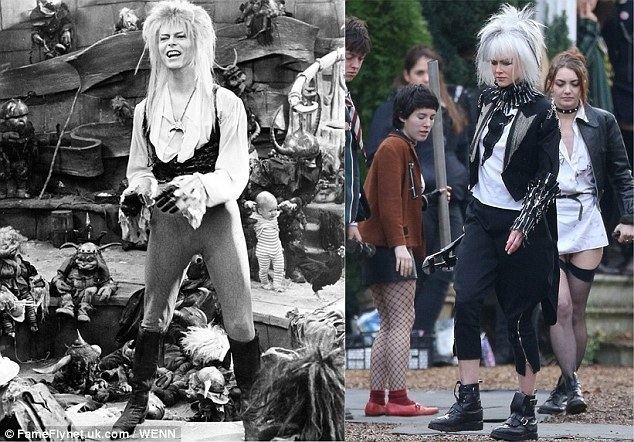 How to Talk to Girls at Parties (film) Nicole Kidman dresses as an punk alien on set of new movie Daily