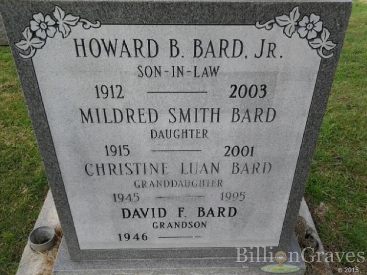 Howard B. Bard Grave Site of Howard B Bard 19122003 BillionGraves