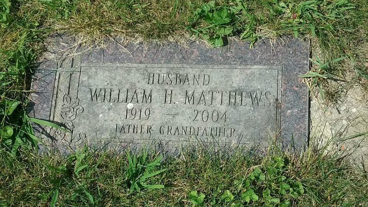 Howard Matthews William Howard Matthews 1919 2004 Find A Grave Memorial
