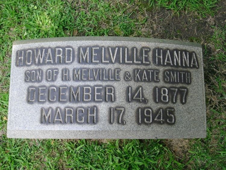Howard Melville Hanna Howard Melville Hanna 1877 1945 Find A Grave Memorial
