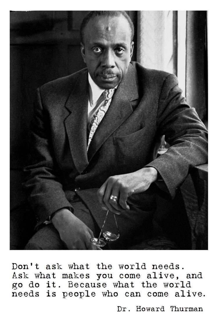 Howard Thurman What Dreams Will Die with You Joya Martin