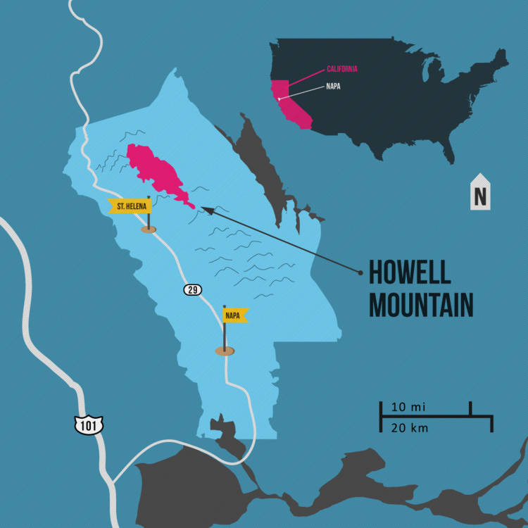 Howell Mountain AVA Howell Mountain Cabernet from Napa Wine Folly